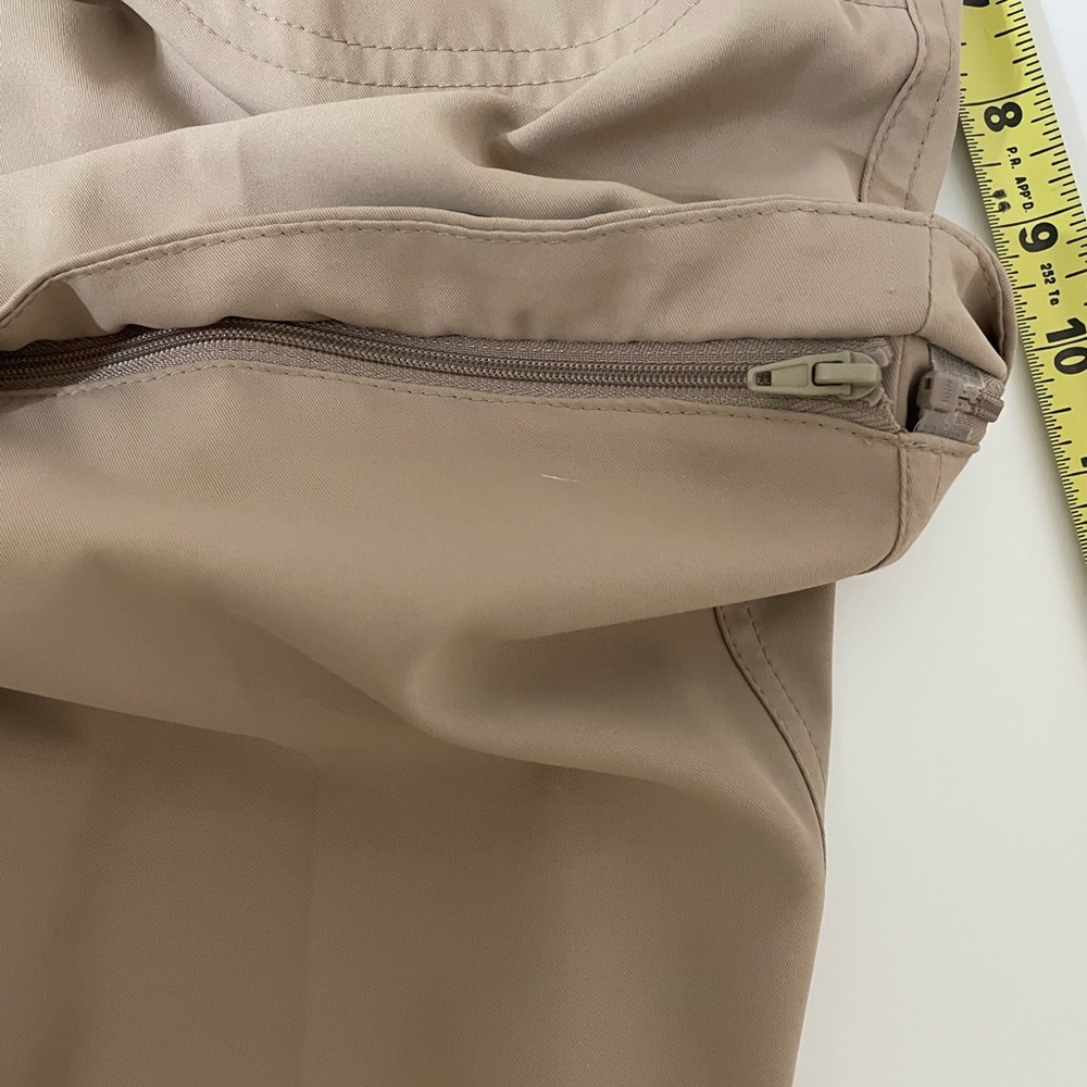 New MAGELLAN Outdoors Tan/Khaki Convertible Cargo Pants/Shorts Wick/UPF large - Picture 9 of 15